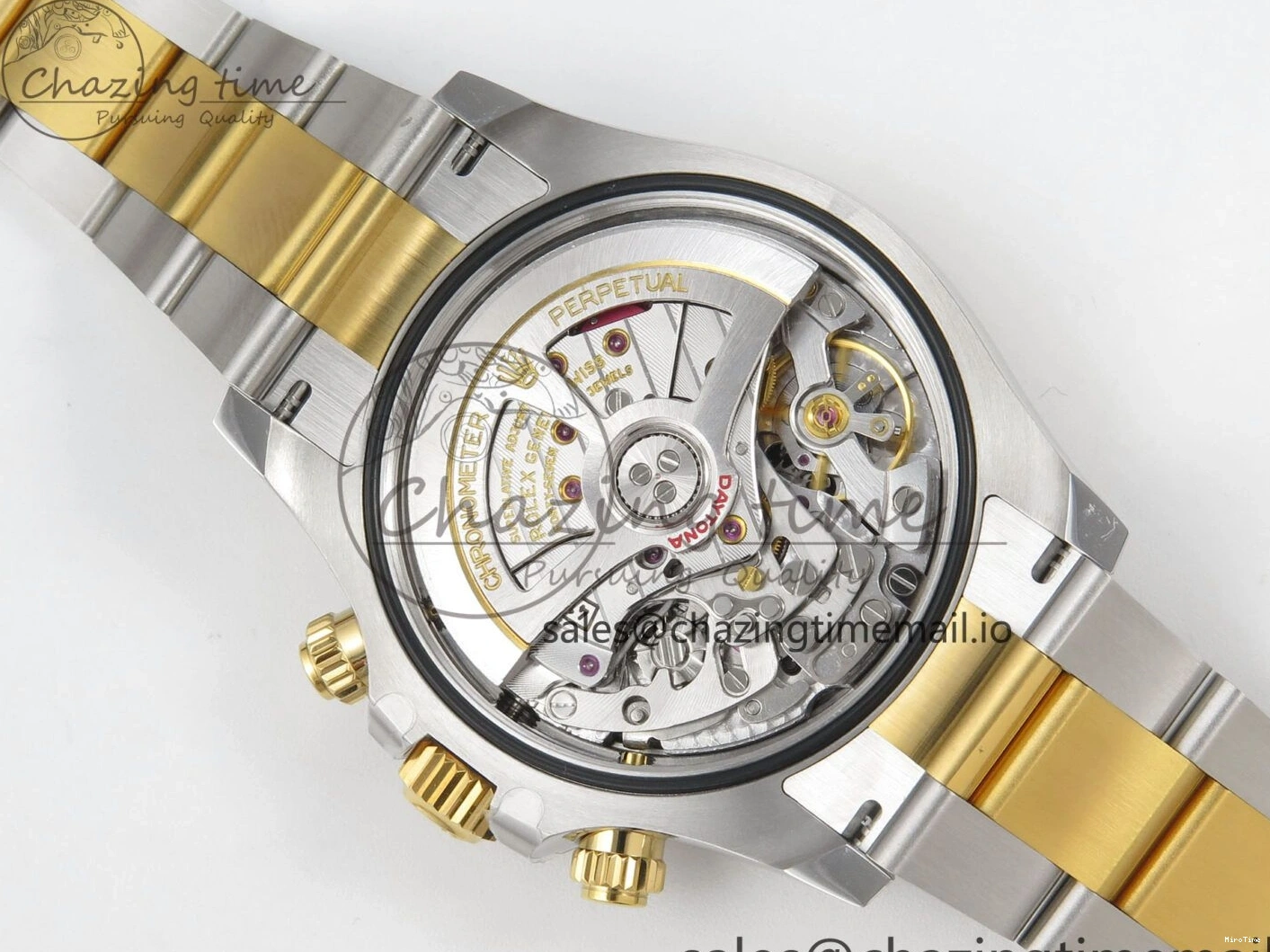 MiroTime 0512 Fashionable Daytona 126503 THBF 1:1 Best Edition Black YG Diamonds Dial on SS YG Bracelet SH 137